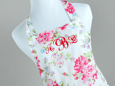 Mother and Daughter Vintage Inspired Sweetheart Apron Set