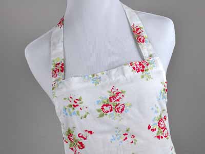 Vintage Inspired Floral Hostess Apron