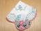 Vintage Inspired Peony Print Hankie