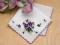 Swiss Violet Bridal Handkerchief