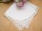White Starlight German Plauen Lace Ladies Handkerchief