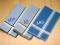 Set of 3 Striped Personalized Mens Handkerchiefs - Font R