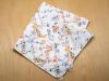 Classic Print Ladies Handkerchief with Whimsical Pastel Flowers