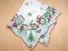 Vintage Inspired Holiday Card Print Hankie