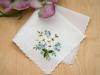 Swiss White Daisies Handkerchief