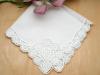 Set of 3 Regal Cluny Lace Wedding Handkerchief