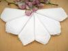 Bridal Set of 6 Different Wedding Handkerchiefs - Set 2A