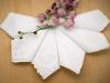 Bridal Set of 6 Different Wedding Handkerchiefs - Set 4A