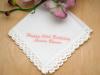 Personalized Up To 4 Lines Birthday Hankie - Font L
