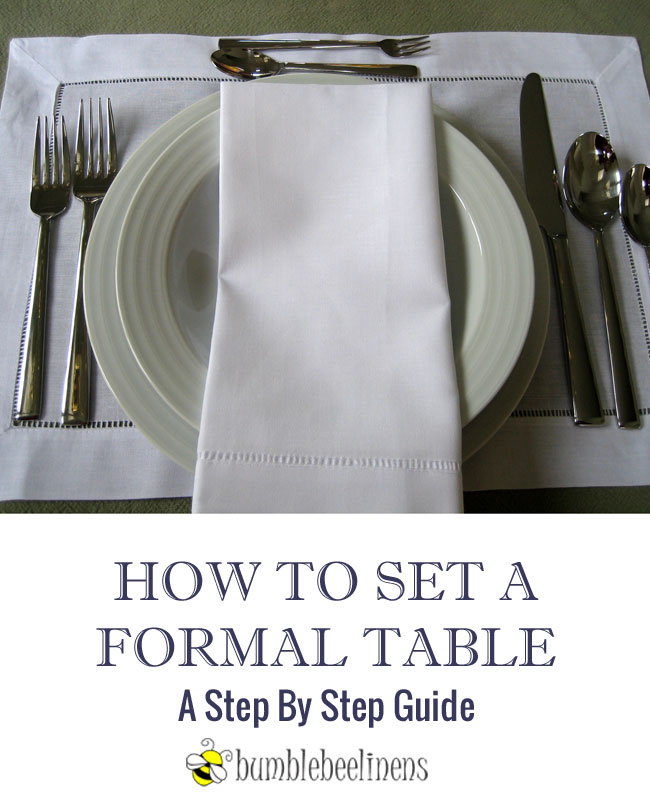 How To Set a Formal Table