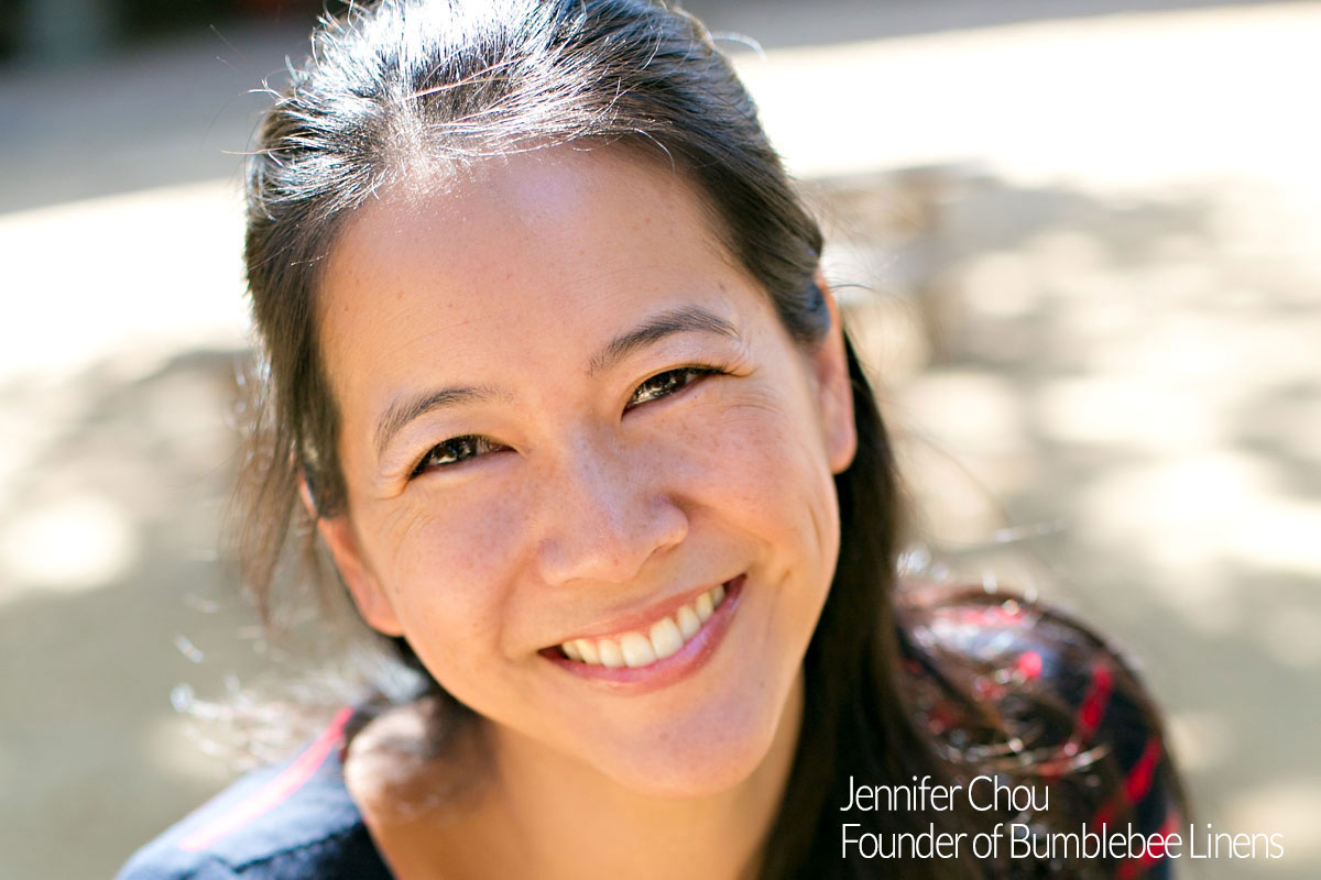 Jennifer Chou, Founder of Bumblebee Linens